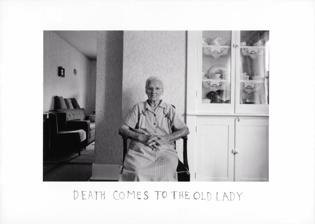 Death Comes to the Old Lady, Duane Michals